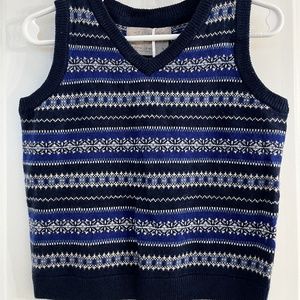 NWT - Boys Knit Vest